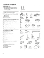 Preview for 2 page of GE PDW1800N01WW Installation Instructions Manual