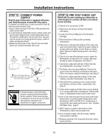 Preview for 11 page of GE PDW7300N10WW Installation Instructions Manual