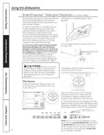 Предварительный просмотр 8 страницы GE PDW7300N25BB Owner'S Manual