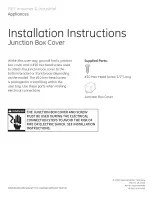 Preview for 1 page of GE PDW7800N00CC Installation Instructions