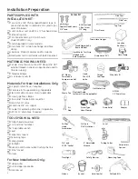 Preview for 2 page of GE PDW8400JBB Installation Instructions Manual