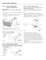 Preview for 8 page of GE PDW8400JBB Installation Instructions Manual