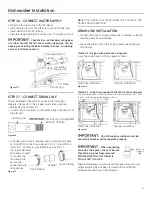 Preview for 13 page of GE PDW8400JBB Installation Instructions Manual