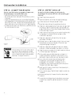 Preview for 14 page of GE PDW8400JBB Installation Instructions Manual