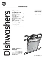 GE PDW9280N00SS Owner'S Manual preview