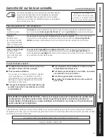 Preview for 47 page of GE PDW9280N00SS Owner'S Manual