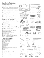 Preview for 2 page of GE PDWF2 - Profile 24 in. Dishwasher Installation Instructions Manual