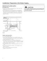 Preview for 6 page of GE PDWF2 - Profile 24 in. Dishwasher Installation Instructions Manual