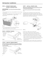 Preview for 8 page of GE PDWF2 - Profile 24 in. Dishwasher Installation Instructions Manual