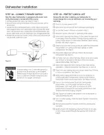 Preview for 14 page of GE PDWF2 - Profile 24 in. Dishwasher Installation Instructions Manual