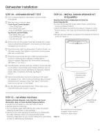 Preview for 15 page of GE PDWF2 - Profile 24 in. Dishwasher Installation Instructions Manual