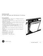 Preview for 2 page of GE PDWF400PCC - Profile Dishwasher With SmartDispense... Dimensions And Installation Information