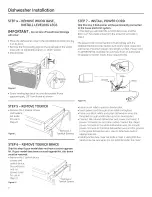 Preview for 8 page of GE PDWT380R10SS Installation Instructions Manual