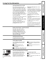 Preview for 15 page of GE PDWT500PBB - Profile Dishwasher With SmartDispense Technology Owner'S Manual