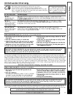 Preview for 23 page of GE PDWT500PBB - Profile Dishwasher With SmartDispense Technology Owner'S Manual