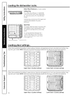 Предварительный просмотр 14 страницы GE PDWT500PWW - Profile 24" Dishwasher Owner'S Manual