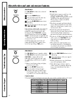 Preview for 12 page of GE PEB159C Owner'S Manual