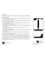 Preview for 2 page of GE PFCS1NFY - Profile 20.8 cu. Ft Dimensions And Installation Information