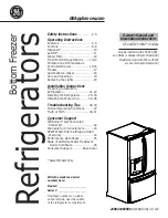 Preview for 1 page of GE PFE29PSDSS Owner'S Manual & Installation Instructions