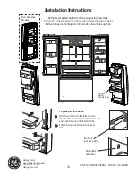 Предварительный просмотр 33 страницы GE PFE29PSDSS Owner'S Manual & Installation Instructions