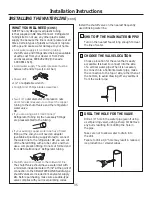 Предварительный просмотр 35 страницы GE PFE29PSDSS Owner'S Manual & Installation Instructions