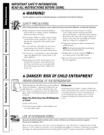 Preview for 2 page of GE PFIC1NFWCWV and Owner'S Manual And Installation Instructions