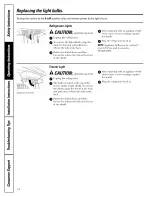 Preview for 14 page of GE PFIC1NFWCWV and Owner'S Manual And Installation Instructions