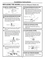 Preview for 32 page of GE PFIC1NFWCWV and Owner'S Manual And Installation Instructions