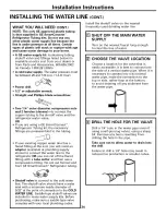 Preview for 34 page of GE PFIC1NFWCWV and Owner'S Manual And Installation Instructions