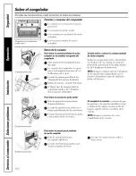 Preview for 102 page of GE PFIC1NFWCWV and Owner'S Manual And Installation Instructions