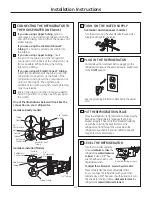 Preview for 22 page of GE PFSF0MFCWW Owner'S Manual & Installation Instructions