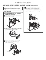 Preview for 27 page of GE PFSF0MFCWW Owner'S Manual & Installation Instructions