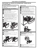 Preview for 70 page of GE PFSF0MFCWW Owner'S Manual & Installation Instructions