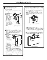 Предварительный просмотр 19 страницы GE PFSF2MJY - Profile: 22.2 cu. Ft.... Owner'S Manual And Installation Instructions