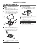 Предварительный просмотр 28 страницы GE PFSF2MJY - Profile: 22.2 cu. Ft.... Owner'S Manual And Installation Instructions