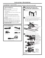 Предварительный просмотр 73 страницы GE PFSF2MJY - Profile: 22.2 cu. Ft.... Owner'S Manual And Installation Instructions
