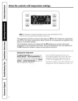 Preview for 4 page of GE PFSF6PKWABB and Owner'S Manual And Installation Instructions