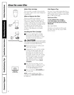 Preview for 6 page of GE PFSF6PKWABB and Owner'S Manual And Installation Instructions