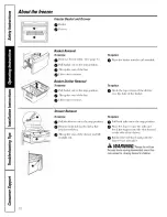 Preview for 10 page of GE PFSF6PKWABB and Owner'S Manual And Installation Instructions