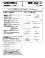 Preview for 15 page of GE PFSF6PKWABB and Owner'S Manual And Installation Instructions