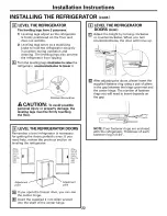 Preview for 22 page of GE PFSF6PKWABB and Owner'S Manual And Installation Instructions