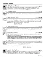 Preview for 112 page of GE PFSF6PKWABB and Owner'S Manual And Installation Instructions