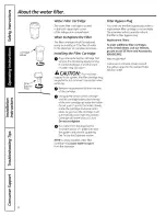 Предварительный просмотр 6 страницы GE PFSF6PKWBWW and Owner'S Manual And Installation Instructions