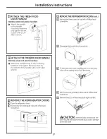 Предварительный просмотр 17 страницы GE PFSF6PKWBWW and Owner'S Manual And Installation Instructions