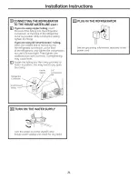 Предварительный просмотр 21 страницы GE PFSF6PKWBWW and Owner'S Manual And Installation Instructions