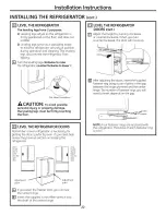 Предварительный просмотр 22 страницы GE PFSF6PKWBWW and Owner'S Manual And Installation Instructions