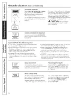 Preview for 14 page of GE PFSF6PKXABB and Owner'S Manual And Installation Instructions