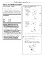 Preview for 26 page of GE PFSF6PKXABB and Owner'S Manual And Installation Instructions