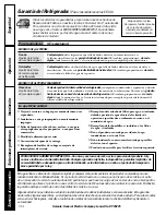 Preview for 134 page of GE PFSS5NJW - Profile 25.1 cu. Ft Owner'S Manual And Installation Instructions