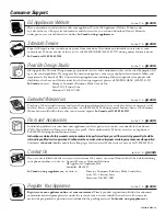 Preview for 140 page of GE PFSS5NJW - Profile 25.1 cu. Ft Owner'S Manual And Installation Instructions